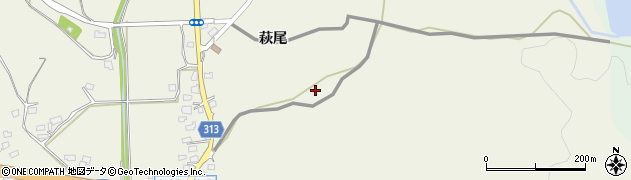 熊本県宇城市松橋町萩尾581周辺の地図