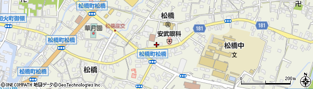 熊本県宇城市松橋町松橋572周辺の地図