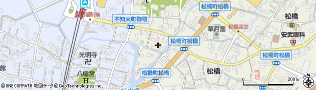熊本県宇城市松橋町松橋1151周辺の地図