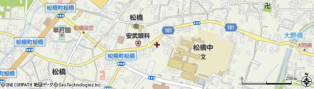 熊本県宇城市松橋町松橋513周辺の地図