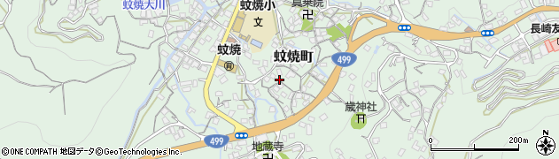 長崎県長崎市蚊焼町1902周辺の地図