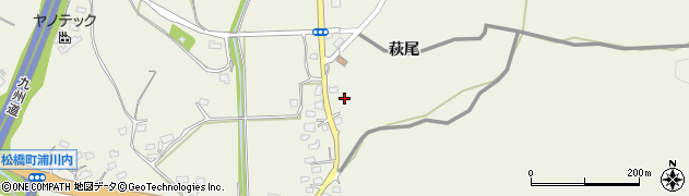 熊本県宇城市松橋町萩尾557周辺の地図