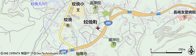 長崎県長崎市蚊焼町1855周辺の地図