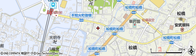 熊本県宇城市松橋町松橋1152周辺の地図