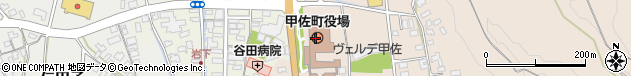 熊本県上益城郡甲佐町周辺の地図