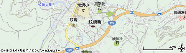 長崎県長崎市蚊焼町1894周辺の地図