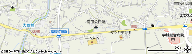 熊本県宇城市松橋町曲野2369周辺の地図