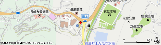 長崎市　長崎市消防局南消防署三和出張所周辺の地図