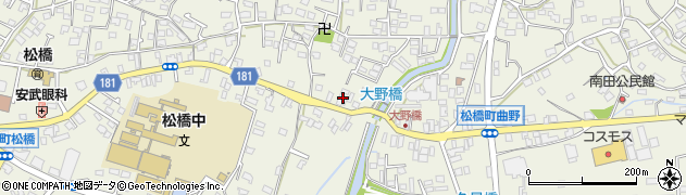 熊本県宇城市松橋町松橋1847周辺の地図