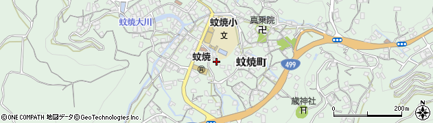 長崎県長崎市蚊焼町1745周辺の地図