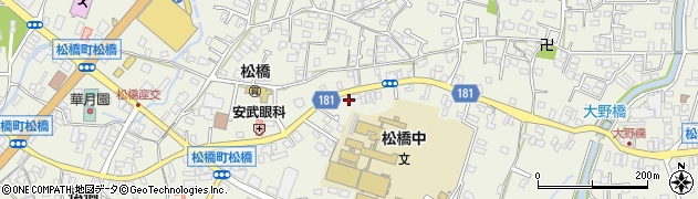 熊本県宇城市松橋町松橋520周辺の地図