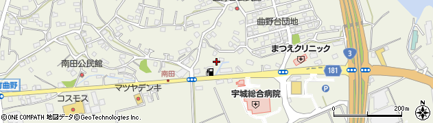 熊本県宇城市松橋町曲野2169周辺の地図