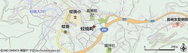 長崎県長崎市蚊焼町1849周辺の地図