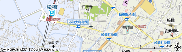 熊本県宇城市松橋町松橋1195周辺の地図