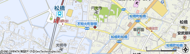 熊本県宇城市松橋町松橋1190周辺の地図