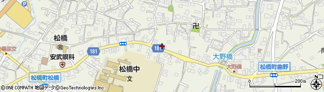 熊本県宇城市松橋町松橋1735周辺の地図