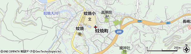 長崎県長崎市蚊焼町1770周辺の地図