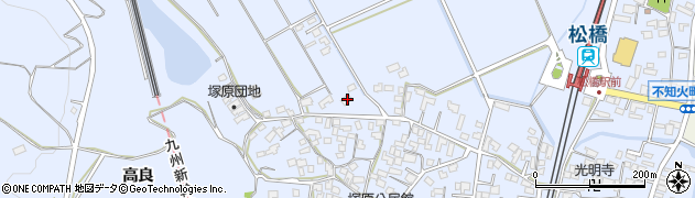 熊本県宇城市不知火町高良1112周辺の地図