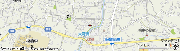 熊本県宇城市松橋町松橋1857周辺の地図