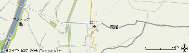 熊本県宇城市松橋町萩尾793周辺の地図