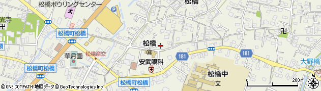 熊本県宇城市松橋町松橋601周辺の地図