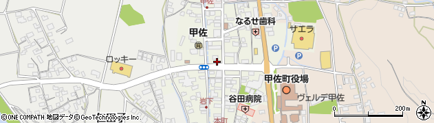 熊本県甲佐町（上益城郡）岩下周辺の地図
