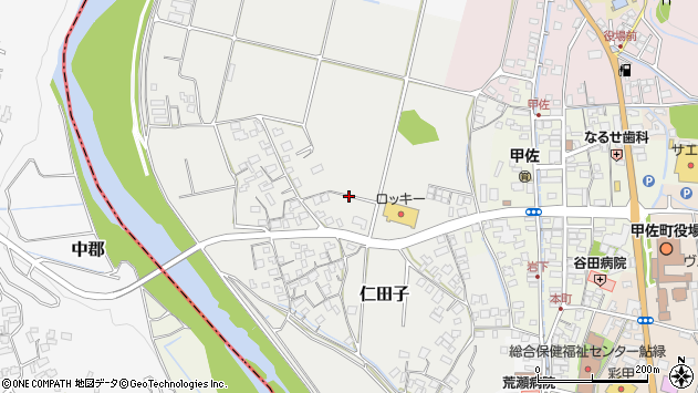 〒861-4603 熊本県上益城郡甲佐町仁田子の地図