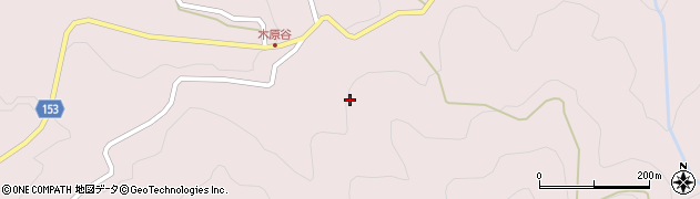 熊本県上益城郡山都町木原谷1102周辺の地図