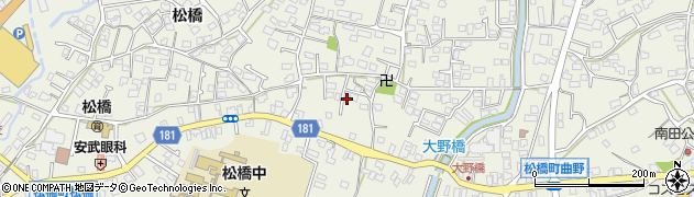 熊本県宇城市松橋町松橋1728周辺の地図