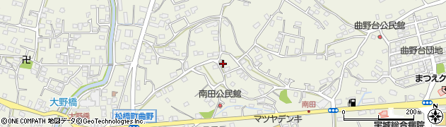 熊本県宇城市松橋町曲野2403周辺の地図