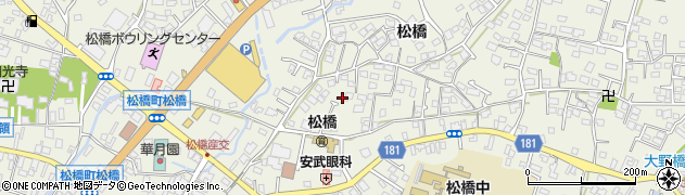 熊本県宇城市松橋町松橋596周辺の地図