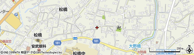 熊本県宇城市松橋町松橋1731周辺の地図