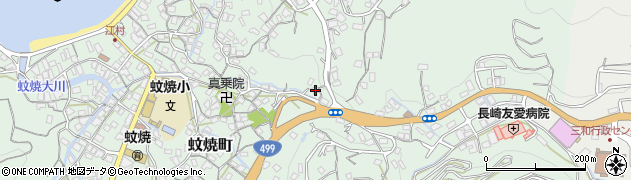 長崎県長崎市蚊焼町1211周辺の地図