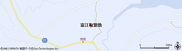 長崎県五島市富江町繁敷周辺の地図