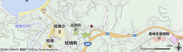 長崎県長崎市蚊焼町1225周辺の地図