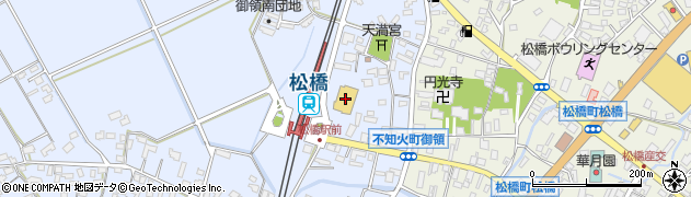 マルショク松橋駅前周辺の地図