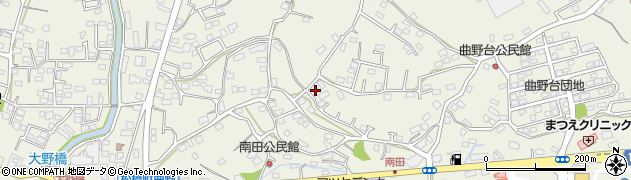 熊本県宇城市松橋町曲野2565周辺の地図