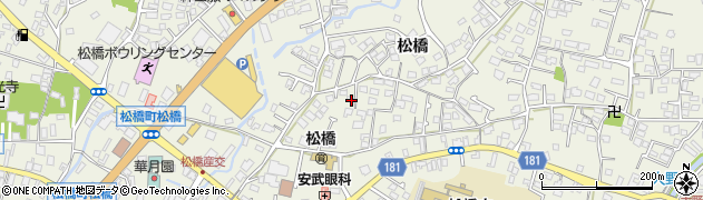 熊本県宇城市松橋町松橋595周辺の地図