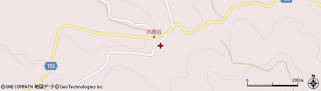 熊本県上益城郡山都町木原谷1088周辺の地図