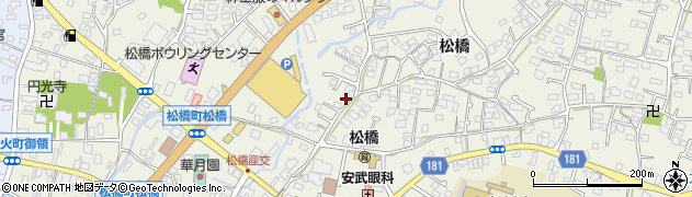 熊本県宇城市松橋町松橋846周辺の地図