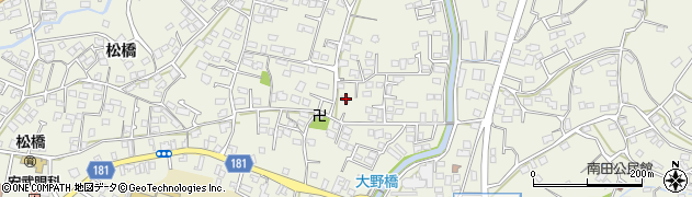 熊本県宇城市松橋町松橋1804周辺の地図
