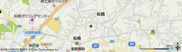 熊本県宇城市松橋町松橋606周辺の地図