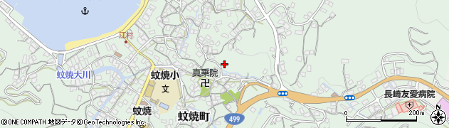 長崎県長崎市蚊焼町1238周辺の地図