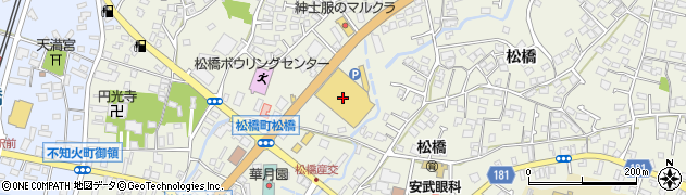バーバーズ・ビューティーパーラー　ゆめマート松橋店周辺の地図