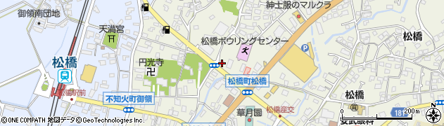 熊本県宇城市松橋町松橋934周辺の地図