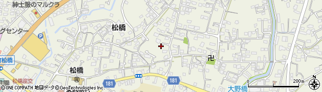 熊本県宇城市松橋町松橋641周辺の地図