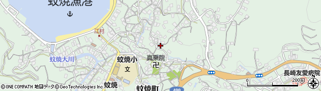 長崎県長崎市蚊焼町1253周辺の地図
