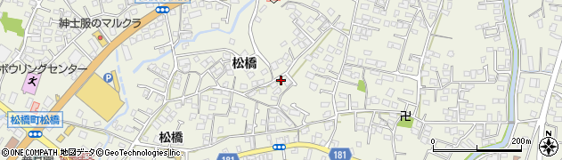 熊本県宇城市松橋町松橋645周辺の地図
