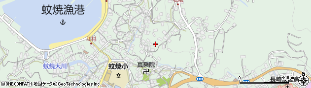 長崎県長崎市蚊焼町1280周辺の地図