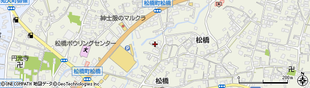 熊本県宇城市松橋町松橋835周辺の地図